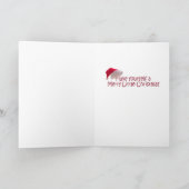 Weihnachtskarte Feiertagskarte (Innenseite)