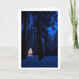 Weihnachtskarte Feiertagskarte