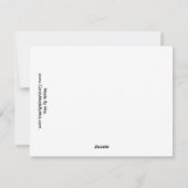 Weihnachtskarte Feiertagskarte (Rückseite)