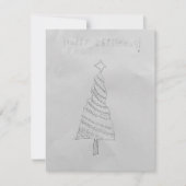 Weihnachtskarte Feiertagskarte (Vorderseite)