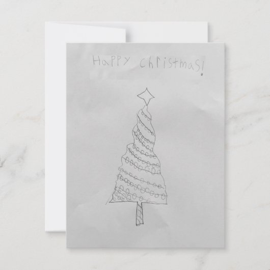 Weihnachtskarte Feiertagskarte (Vorderseite)