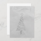 Weihnachtskarte Feiertagskarte (Vorne/Hinten)