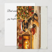 Weihnachtskarte Feiertagskarte (Vorne/Hinten)