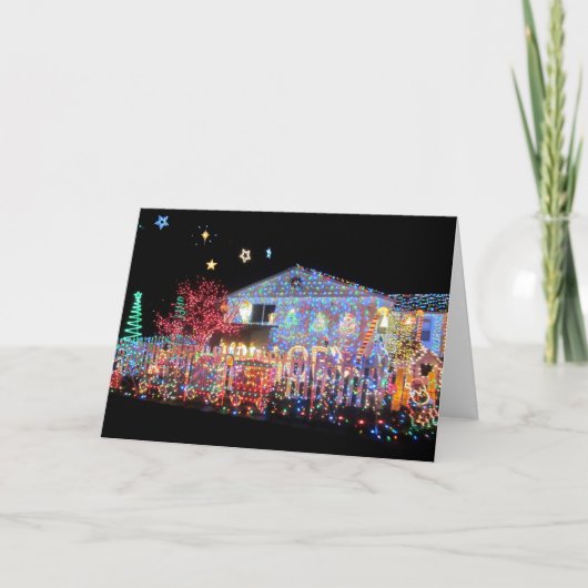 Weihnachtskarte Feiertagskarte (Vorderseite)