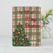 Weihnachtskarte Feiertagskarte (Stehend Vorderseite)