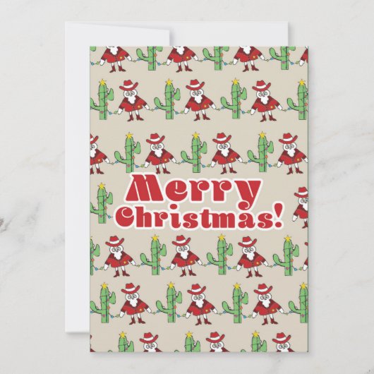 Weihnachtskarte Feiertagskarte (Vorderseite)