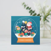 Weihnachtskarte Feiertagskarte (Stehend Vorderseite)