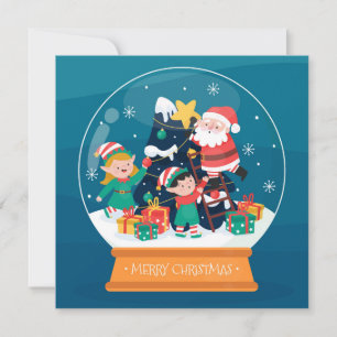 Weihnachtskarte Feiertagskarte