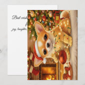 Weihnachtskarte Feiertagskarte (Vorne/Hinten)