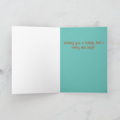 Weihnachtskarte Feiertagskarte (Innenseite)