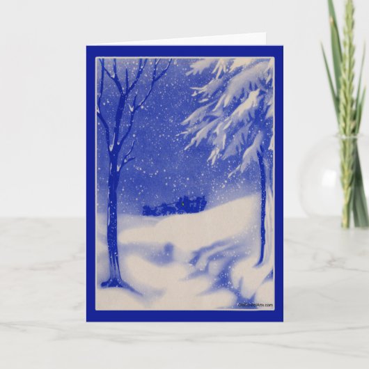 Weihnachtskarte Feiertagskarte (Vorderseite)