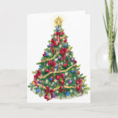 Weihnachtskarte Feiertagskarte (Vorderseite)