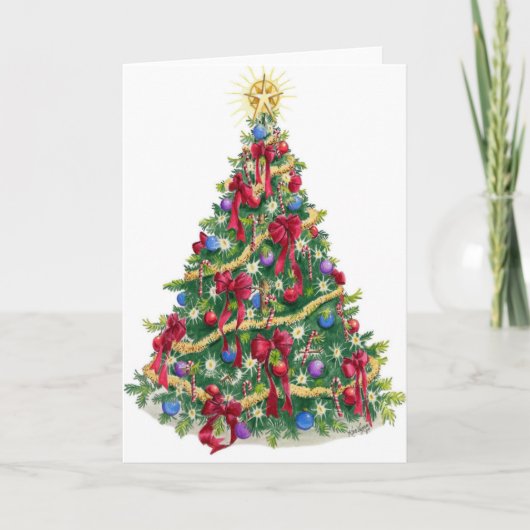 Weihnachtskarte Feiertagskarte (Vorderseite)