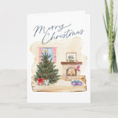 Weihnachtskarte Feiertagskarte (Vorderseite)