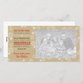 Weihnachtskarte Feiertagskarte (Vorne/Hinten)