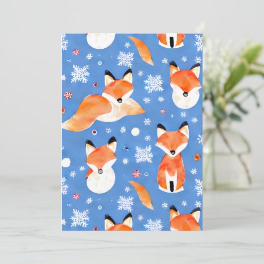 Weihnachtskarte Feiertagskarte (Stehend Vorderseite)