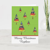 Weihnachtskarte Feiertagskarte (Vorderseite)