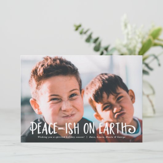 Weihnachtskarte Feiertagskarte (Stehend Vorderseite)