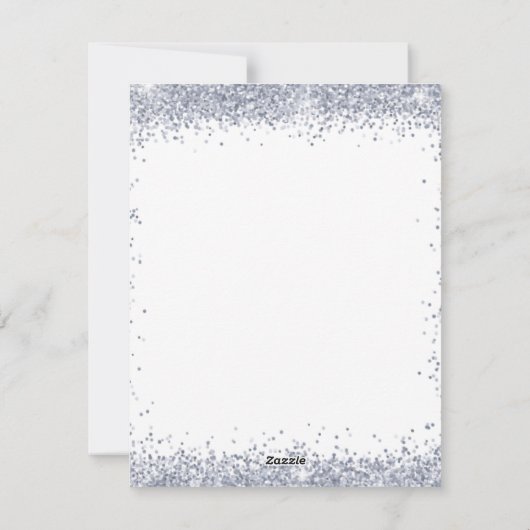 Weihnachtskarte Feiertagskarte (Rückseite)