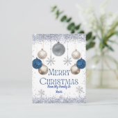 Weihnachtskarte Feiertagskarte (Stehend Vorderseite)