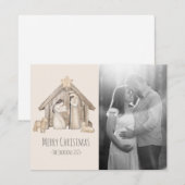 Weihnachtskarte Feiertagskarte (Vorne/Hinten)