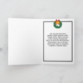 Weihnachtskarte Feiertagskarte (Innenseite)