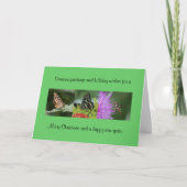 Weihnachtskarte Feiertagskarte (Vorderseite)