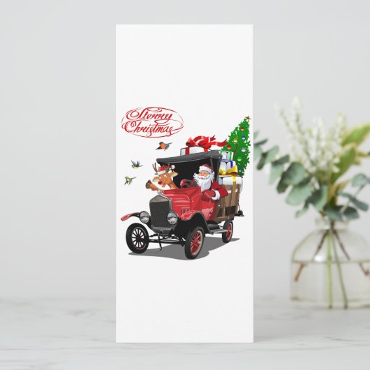 Weihnachtskarte Feiertagskarte (Stehend Vorderseite)