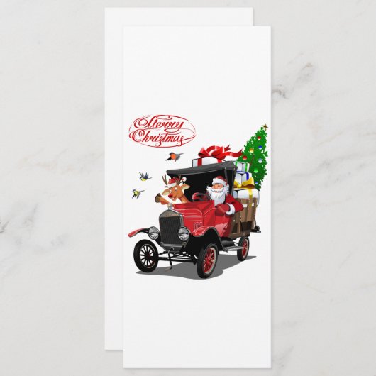 Weihnachtskarte Feiertagskarte (Vorne/Hinten)