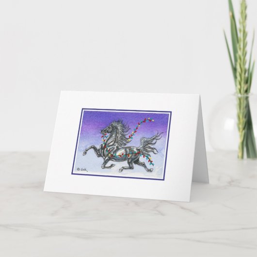 Weihnachtskarte Feiertagskarte (Vorderseite)