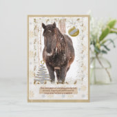 Weihnachtskarte Feiertagskarte (Stehend Vorderseite)