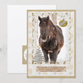 Weihnachtskarte Feiertagskarte (Vorne/Hinten)