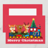 Weihnachtskarte Feiertagskarte (Vorne/Hinten)
