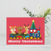 Weihnachtskarte Feiertagskarte (Stehend Vorderseite)
