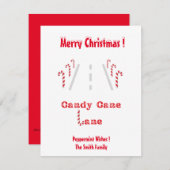 Weihnachtskarte Feiertagskarte (Vorne/Hinten)