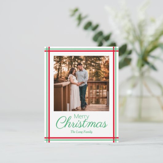 Weihnachtskarte Feiertagskarte (Stehend Vorderseite)