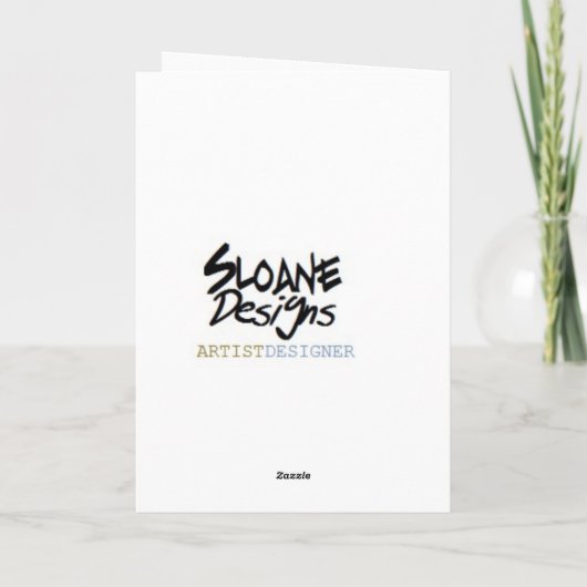 Weihnachtskarte Feiertagskarte (Rückseite)