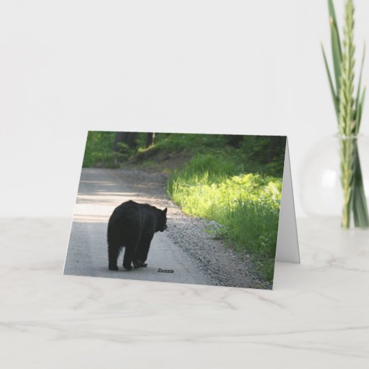 Weihnachtskarte Feiertagskarte (Rückseite)