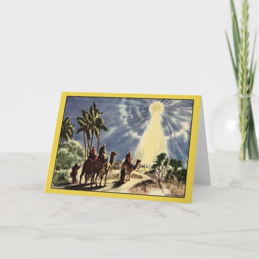 Weihnachtskarte Feiertagskarte (Vorderseite)