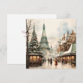 Weihnachtskarte Feiertagskarte (Vorne/Hinten)