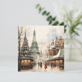 Weihnachtskarte Feiertagskarte (Stehend Vorderseite)