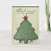 Weihnachtskarte Feiertagskarte (Vorderseite)