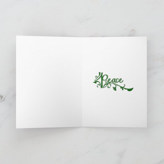 Weihnachtskarte Feiertagskarte (Innenseite)