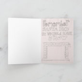 Weihnachtskarte Feiertagskarte (Innenseite)