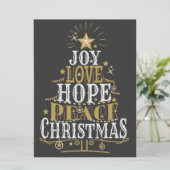 Weihnachtskarte Feiertagskarte (Stehend Vorderseite)