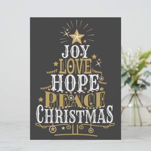 Weihnachtskarte Feiertagskarte (Stehend Vorderseite)