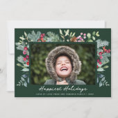 Weihnachtskarte Feiertagskarte (Vorderseite)