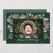 Weihnachtskarte Feiertagskarte (Vorne/Hinten)