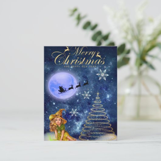 Weihnachtskarte Feiertagskarte (Stehend Vorderseite)