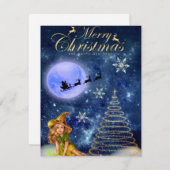 Weihnachtskarte Feiertagskarte (Vorne/Hinten)